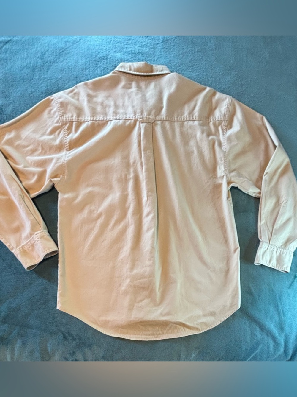 Cactus Clothing Button-Down Men's Shirt in Light Mustard/yellow. Size: M. (6357) - Picture 3 of 9